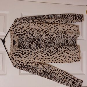 J Crew Mercantile, sz S, 100% cotton, cettah print sweater.